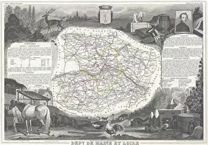 Geographicus Prints: 1847 Levasseur Map of Dept. Maine et Loire, France