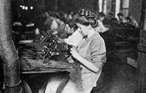 Oldtime Prints: 1900s 1909 WOMEN FACTORY WORKERS PITTSBURGH PENNSYLVANIA USA