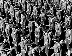 Manly Prints: 1910s 1917 WORLD WAR I US ARMY TROOPS IN FORMATION
