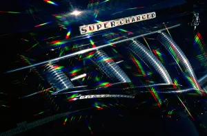 Autos Prints: 1930s 1930 RETRO SUPER CHARGED MANIFOLD PRISMATIC GRAPHIC EFFECT REFRACTED LIGHT COLORFUL SPEED METALLIC