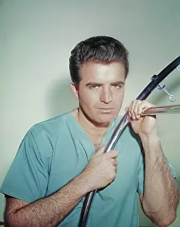 Medical Prints: 1960S 1961-1966 Actor Vincent Edwards Portrayed Dr Ben Casey On Tv Series