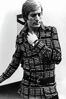 Men Only Prints: 1970's style, model during a photo shoot