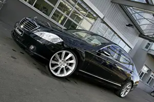 Cars Prints: 2006 Lorinser S550 Mercedes Benz parked in a suburban location, front 3/4