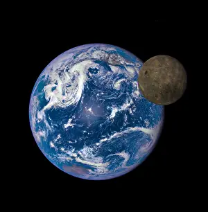 2015 Prints: 2015; the Deep Space Climate Observatory (DSCOVR) spacecraft's Earth Polychromatic Imaging Camera (EPIC)