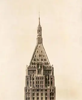 Out Door Prints: 40 Wall Street Tower, New York City, New York, USA, Irving Underhill, 1930