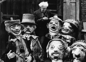 Dress Up Prints: 81-Year-old Barnum And Bailey Clown Still Makes Them Laugh -- 81-year-old Harry Russell photographed at work among some