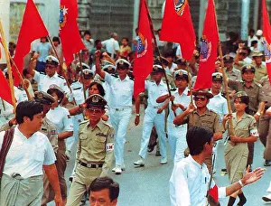 Students Prints: The 8888 Nationwide Popular Pro-Democracy Protests (also known as the People Power Uprising) were a series of marches