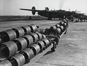89C - Loading Bombs And Ammunition - Bombing Crew At Work