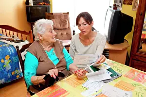 Converse Prints: 94 years old woman at home