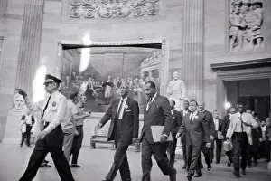 Civil Rights Prints: A. Philip Randolph and other civil rights leaders on their way to Congress during the March on Washington for Jobs