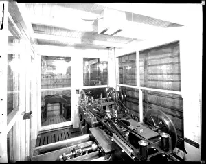 : 'A' RULING ENGINE IN BASEMENT OF NEW OBSERVATORY OFFICE BUILDING.