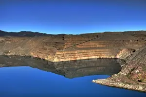 Mine Prints: Abandoned iron ore mine, Minas de Alquife, Andalusia, Spain