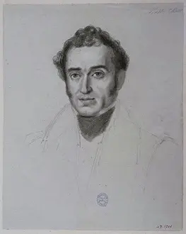 Francais Prints: The Abbe Chatel Auguste-Toussaint Lecler. 'Father Chatel (1795-1857)'. Drawing