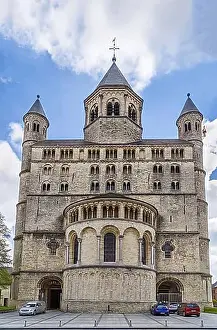 Benelux Prints: The Abbey of Nivelles, is a former Imperial Abbey of the Holy Roman Empire founded about 650