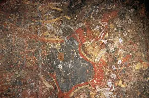 Geological Prints: Aboriginal paintings, Mount Uluru