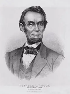1860s Prints: Abraham Lincoln, The Nation's Martyr
