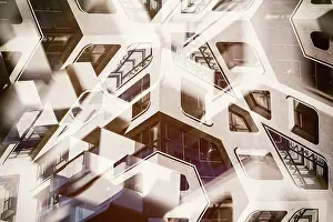 Front Of House Prints: Abstract architecture