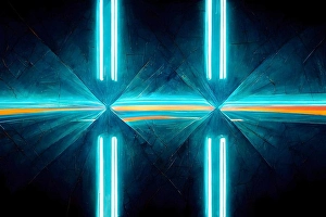Artificial Intelligence Prints: abstract colors background, neural network generated art