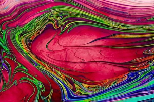 Ottoman Prints: Abstract grunge art background texture with colorful paint splashes