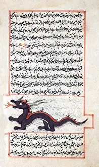 Arabic Prints: Abu Yahya Zakariya ibn Muhammad al-Qazwini ( ) (born 1203 - died 1283)