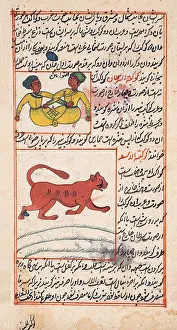 Arabic Prints: Abu Yahya Zakariya ibn Muhammad al-Qazwini ( ) (born 1203 - died 1283)