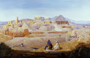 Acropolis Prints: The Acropolis David Roberts (1796-1864 Scottish) Oil On Canvas David David Gallery