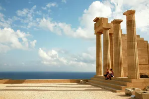Architecture Prints: The Acropolis in Rhodes, Greece