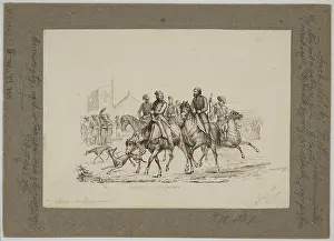 Portrety Prints: Adam Mickiewicz (1798 1855) and Michał Czajkowski (1804 1856) in the Burgas Camp Suchodolski