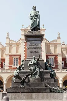 Architektur Prints: Adam Mickiewicz Monument Adam Mickiewicz Monument in Kraków