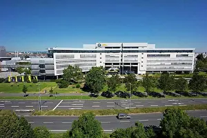Exterior Photograph Prints: Adam Opel Haus, headquarters of the Adam Opel AG, Ruesselsheim, Hesse, Germany, Europe