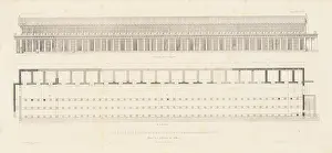 Druck Prints: Adler Friedrich (1827-1908), Stoa of the King Attalos