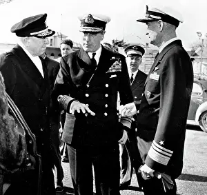 Admiral Selby Combs Takes Over. Photographs of Marshall Plan Programs, Exhibits, and Personnel