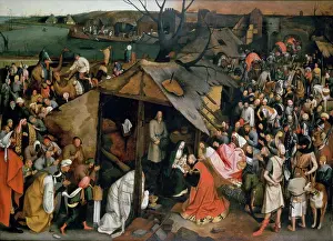 Testament Prints: The Adoration of the Magi Pieter Balten c. (1525-1598/Netherlandish) Oil on Wood Panel