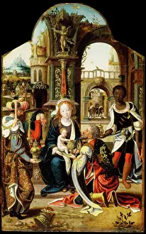 Flanders Prints: The Adoration of the Magi. Pieter Coecke van Aelst (workshop) (Flanders)