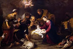 Virgin Prints: Adoration of the Shepherds by Murillo, 1660, Wallace Collection, London, United Kingdom