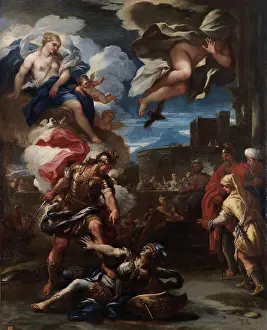 Homer Prints: Aeneas defeats Turnus by Giordano