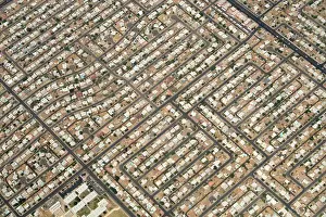 Arizona Prints: Aerial residential urban sprawl west of Phoenix Arizona