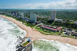 Aerial Photo Prints: Aerial view of Amanzimtoti. KwaZulu Natal. South Africa