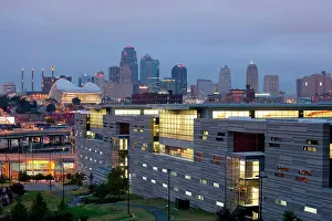 Skyscraper Prints: Aerial view of a city, Internal Revenue Service Complex, Kansas City, Missouri, USA
