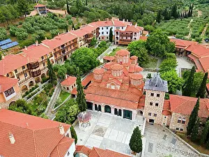 Top Down Prints: Aerial view, Evangelismos tis Theotokou