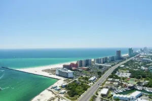 Waves Prints: Aerial view of Orange Beach, Alabama