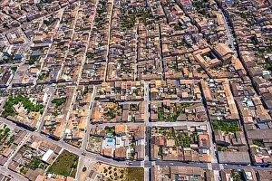 Overlooking Prints: Aerial view, Parròquia Sant Joan Baptista church