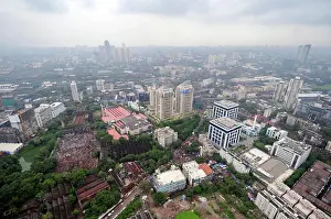 Congestion Prints: aerial view of peninsula corporate park matulya ashford towers Lower Parel Bombay Mumbai Maharashtra India Copyright
