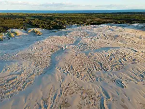 Natural Preserve Prints: Aerial view, shifting sand dune