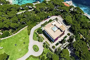 Imposing Prints: Aerial view, Villa March, Sa Torre Cega palace