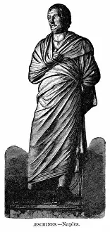 Greece Prints: Aeschines - Naples, Illustration