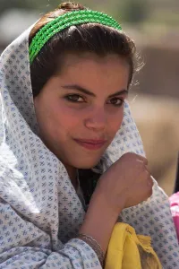 Traveling Prints: Afghanistan, Ghor Province, Pal-Kotal-I-Guk, Aimaq Nomad Camp, Aimaq Woman