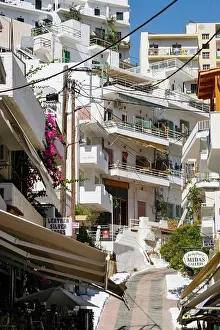Crete Prints: Agia Galini eine Stadt an der Südküste von Kreta