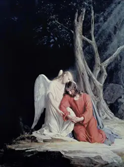 Angel Prints: Agony in the Garden Carl Heinrich Bloch (1834-1890 Danish)
