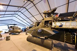 Helicopter Prints: AH-64 Apache Helicopter Gunship and UH-60 Blackhawk